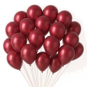 GLOBOLANDIA GLOBOS PERLADOS 10" x 50u BORGOÑA